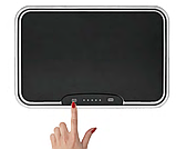 Відро для сміття сенсорне прямокутне Koer TC-020312-02 12 л колір нержавійка (KR5586), фото 5