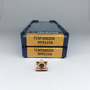 TCMT090204 RP9125B RUIAN (Нержавіюча сталь) Твердосплавна пластина, фото 1