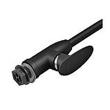 Змішувач для кухні Plamix Cezar-011-B SET Matte black (з підведенням) (PM0668), фото 2