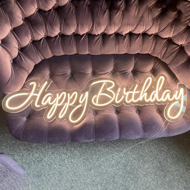 Неоновий світильник Happy Birthday 1030х340 acr-n000100