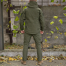 Утеплений костюм на флісі Soft Shell TACTICAL VANGUARD Олива з бойовою рубашкою розмір S, фото 3