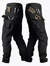 Костюм софтшел Gman Олива із чорним штанами Soft Shell на флісі М, фото 2