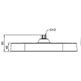 Лійка для душу стельова Koer KP-0401-01-OH 250мм (KR4980), фото 2