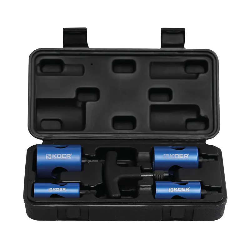 Набір насадок для калібрування та зняття фаски на трубах Koer KAW.SET-01 (d16-20-26-32 мм) (KR4929), фото 1