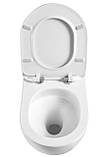 Унітаз підвісний Mixxus Premium Ellipse-0301-T3 495x365x365mm, система змиву Tornado 3.0 (MP6461), фото 6