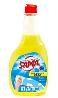 Засіб для миття скла "Лимон", 500мл, змінний блок SAMA