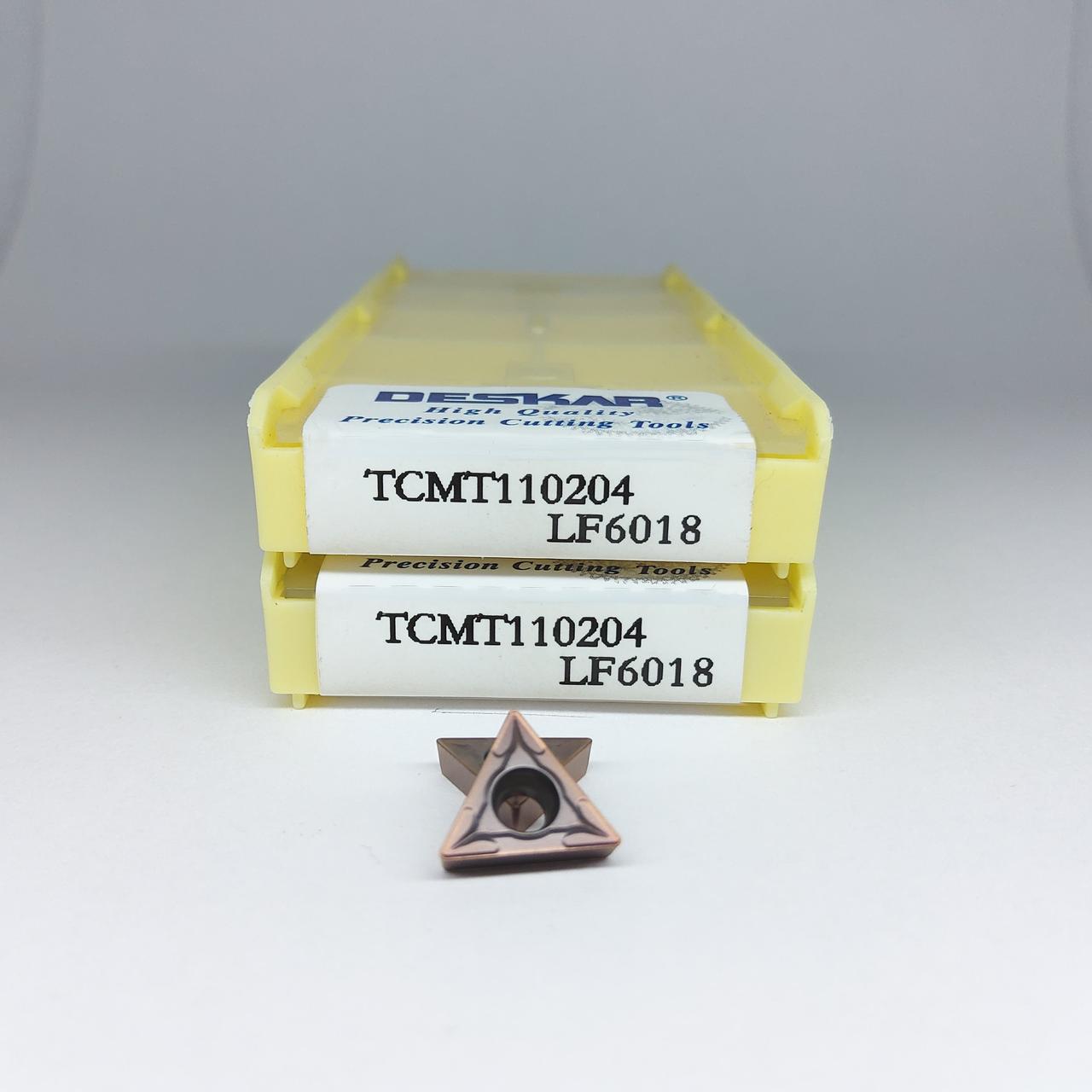 TCMT110204 LF6018 DESKAR (Сталь, Нержавіюча сталь) Твердосплавна пластина