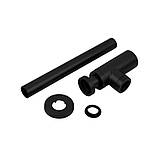 Сифон для раковини Koer BT-01-05 без випуску (під донний клапан) без ревізії (Колір чорний) 1 1/4'' (KR3410), фото 3