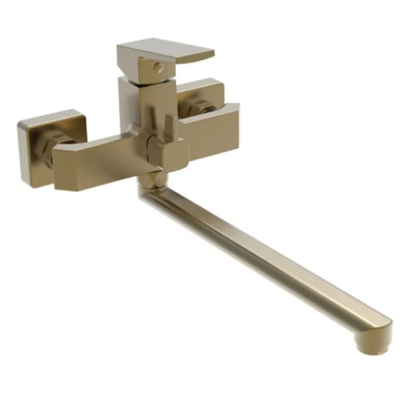 Змішувач для ванни Haiba GAUDI 006 EURO BRUSHED GOLD (HB9598), фото 1