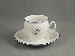 Набір кавовий Thun Bernadotte (Гусі св. блакитні) на 6 персон 12 предметів 170 мл порцеляна (5936B59/140)