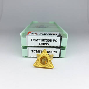 TCMT16T308-PC P3035 PROSPECT (Сталь) Твердосплавна пластина, фото 1