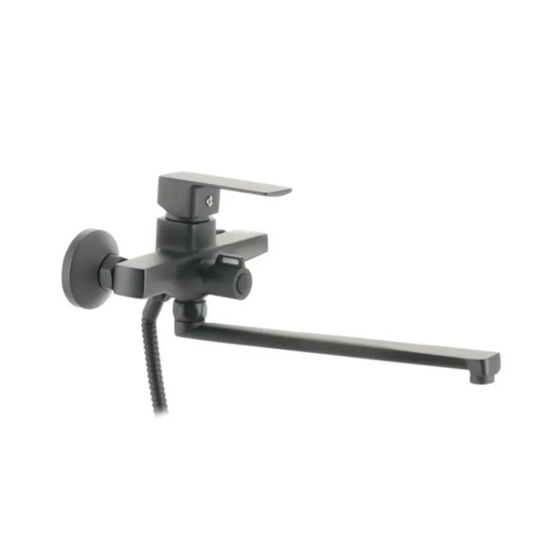 Змішувач для ванної кімнати HAIBA KUBUS 006 EURO GRAPHITE (HB4006), фото 1