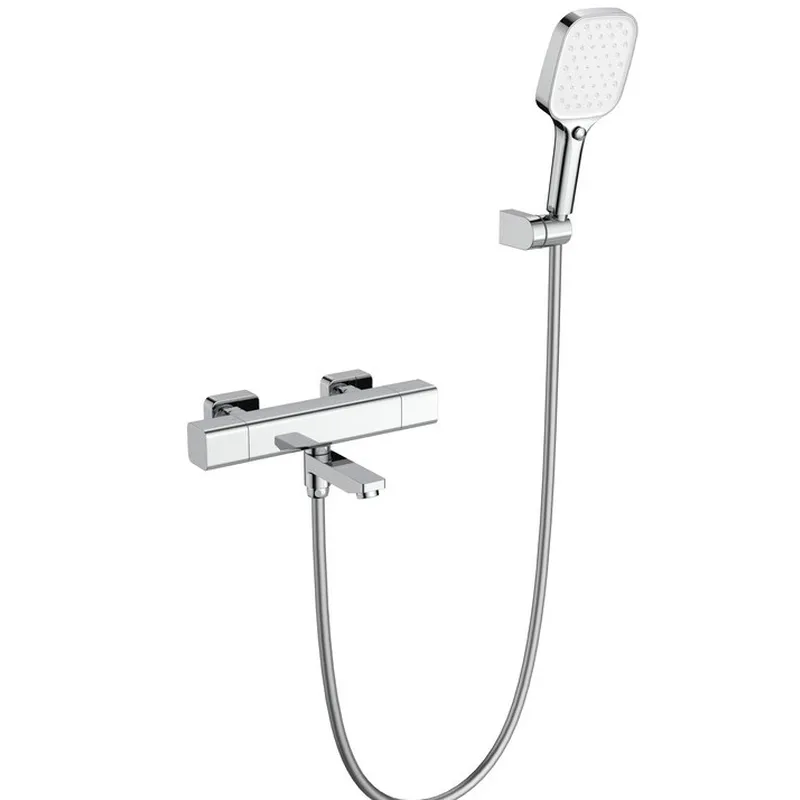 Змішувач для ванни Mixxus Premium VIRGO 009 (EURO) термостатичний, з коротким виливом (MI6644), фото 1