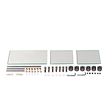 Дзеркало настінне Zerix SOLO MOZ01-48x68x10 асиметричне з 3-ма полицями (ZX5624), фото 2