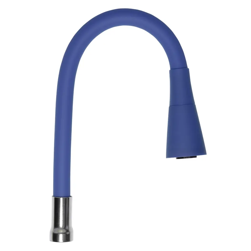 Вилив для змішувача гнучкий синій Zerix SPS-02 (ZX3044), фото 1