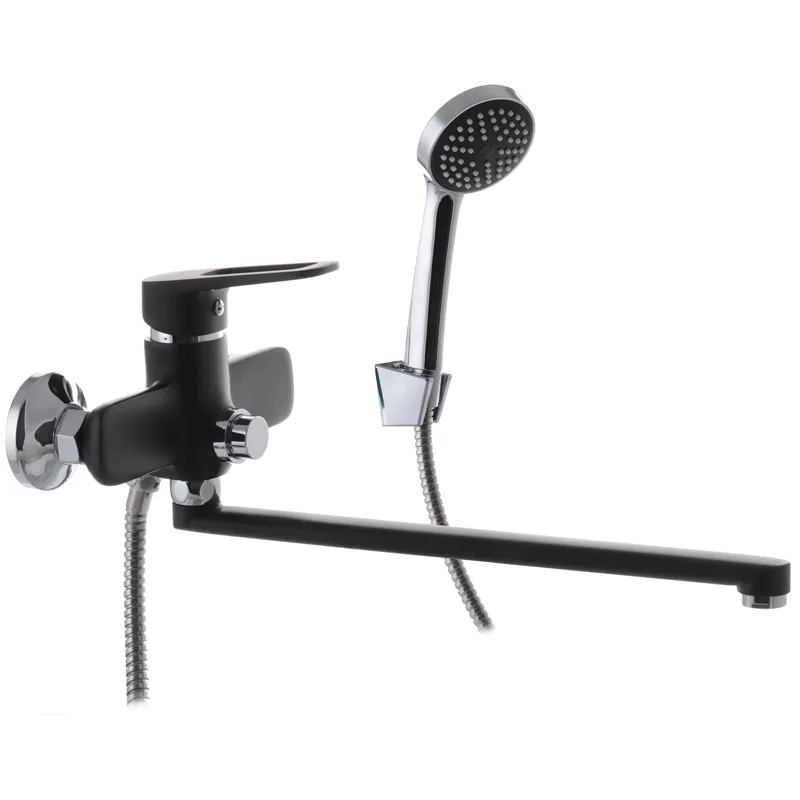 Змішувач для ванни Mixxus Nevada 006 Euro Чорний (MI5917), фото 1