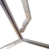 Душова кабіна без піддону Koer SR SC06-100x100x200-TR-01 прозоре скло Easy Clean 8мм, хром (KR5365), фото 5