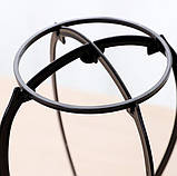 Підставка під перуку чорну розбірна пластикова 35 см ширина 17 см, фото 6