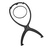 Підставка під перуку чорну розбірна пластикова 35 см ширина 17 см, фото 10