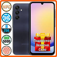 Смартфон Samsung Galaxy A25 8/256GB Чорний + Подарунок Скло