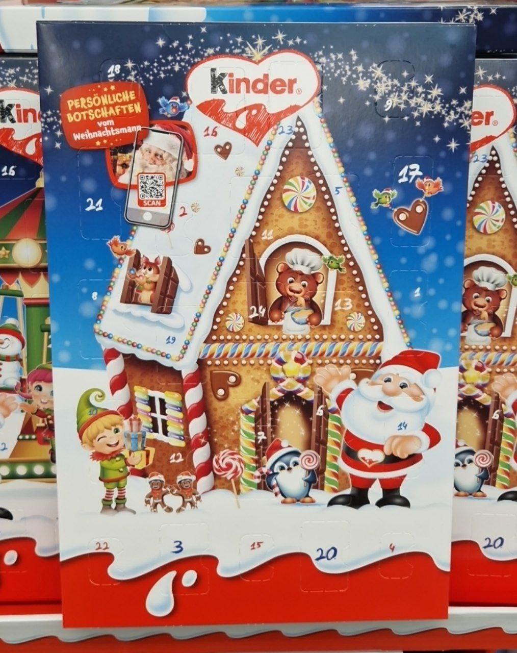 Адвент календар Kinder  151 г., фото 1