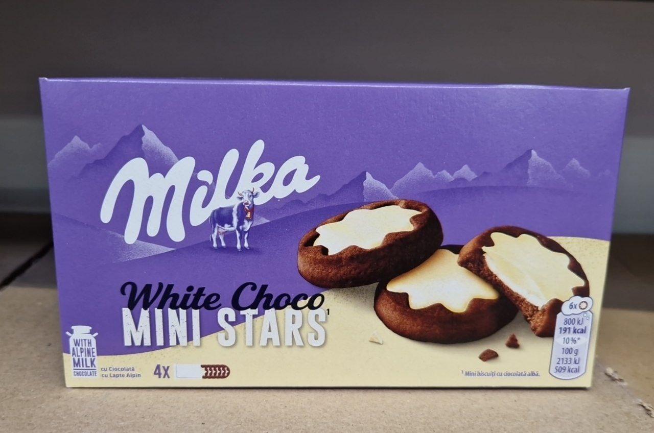 Печиво з шоколадом Milka Mini Stars 150 г., фото 1