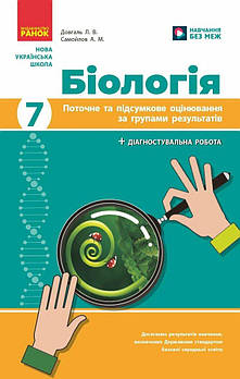 7 клас НУШ. Біологія. Поточне та підсумкове оцінювання за групами результатів + діагностувальна робота