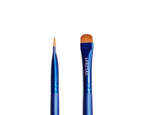 Пензель для дизайну брів Special, округлий плоский, фото 1