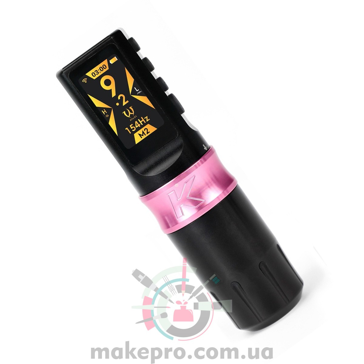 Бездротова тату-машинка AVA Tattoo UNI-K (Pink), фото 1