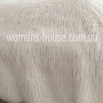 Штучне хутро довговорсове 6 см Неаполі 180 см однотон Молочний