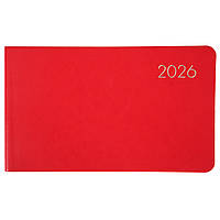 Тижневик Leo Planner 10х17 см 2026 Glory 128 з Червоний (252652)