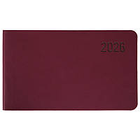 Тижневик Leo Planner 10х17 см 2026 Story 128 з Червоний (252653)