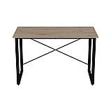 Стіл письмовий Дейв Ferrum-decor 750x1000x600 Чорний метал ДСП Дуб Сан-Марино 32 мм (FRD-106470), фото 4