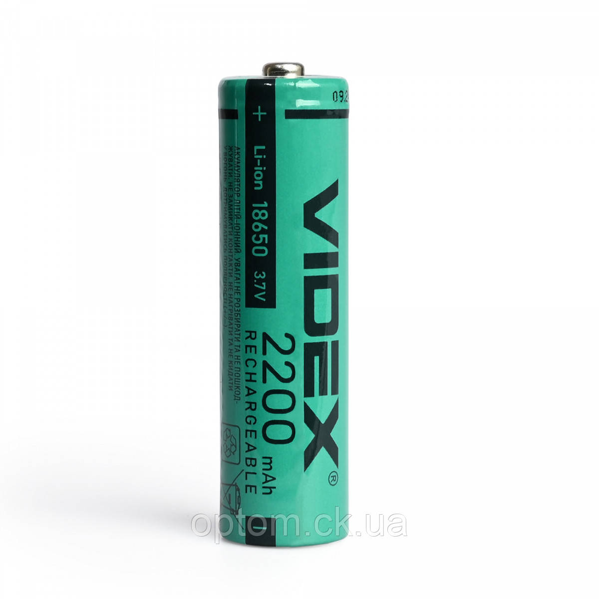 Акумулятор Videx Li-Ion 18650 2200 mAh, фото 1