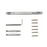 Ручки дверні роздільні Avers H-0809-A-CRM (Spindle 150) (UA), фото 2