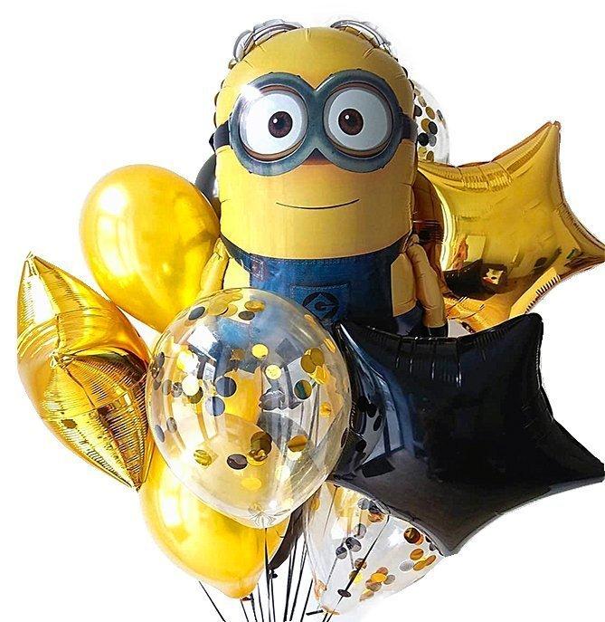 Букет куль Посіпака 11 од (гелій)