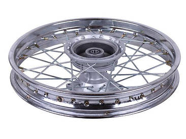 Диск задній R18*2,15J ТАТА хром (під барабан, 17 мм, 6 болт. зірка) на мотоцикл XY200GY-6С