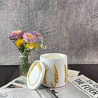 Соєва свічка в кашпо - Сонячні Колоски