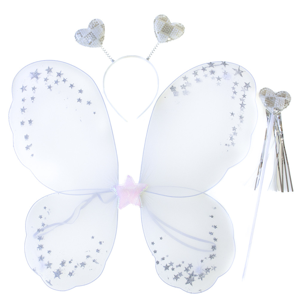 Набір Метелика Карнавальний 50х38см (білий), фото 1