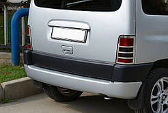 Накладка на стопи (2 шт., нерж.) Carmos - Турецька сталь для Citroen Berlingo 1996-2008 рр