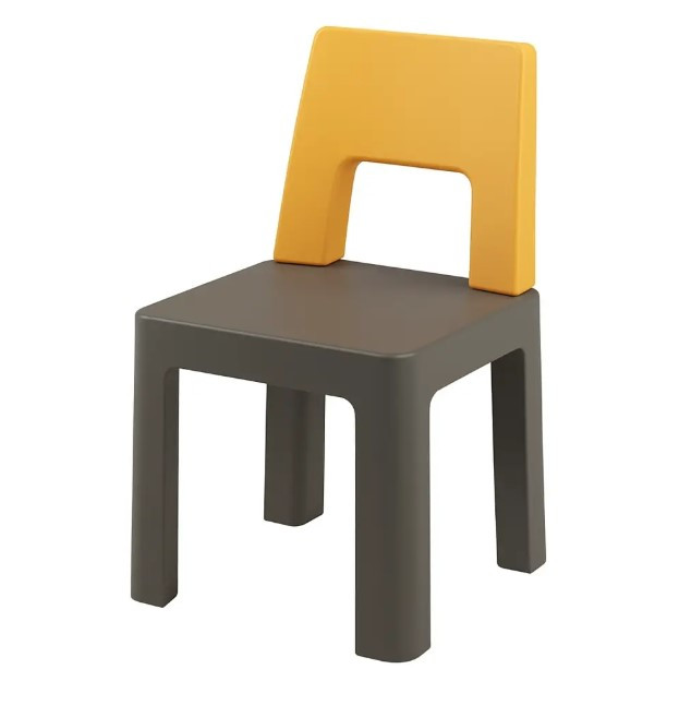 Додатковий стілець до набору TEGGI MULTIFUN large blocks graphite mustard Tega Baby, фото 1