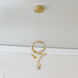 Підвісний світильник LED Artlight 31W колір Золотистий 123/1BGD