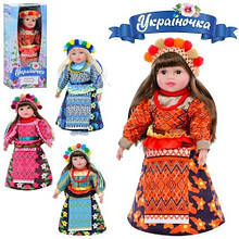 Лялька M 5085 I UA Україночка м'яконабивна 47cм муз(укр.пісня) 4види бат(таб) розобр.ко