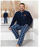 Чоловіча тепла піжама з флісу полар Big Size, фото 4