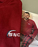 Чоловіча тепла піжама з флісу полар Big Size, фото 6