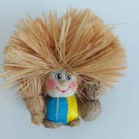 Магніт-оберіг «Домовик Кузя» з прапором України (9641)