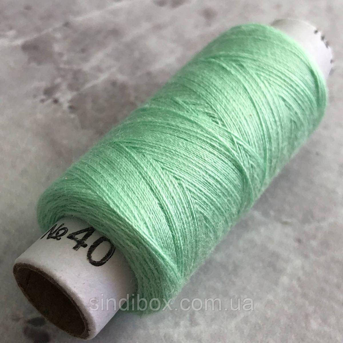 129 Нитки в котушках, для шиття 100% поліестер 40/2 (боб 200м), фото 1
