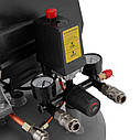 Компресор 50л, вертикальний, 1.5 кВт, 220 В, 8 aтм, 206 л/хв INTERTOOL PT-0019, фото 7