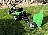 Дитячий педальний веломобіль трактор із причепом Pilsan Active 07-316 зелений. Велокарт, трактор на педалях, фото 10