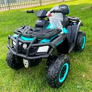 Дитячий електроквадроцикл на акумуляторі Bambi M 4868 для дітей 3-8 років синій